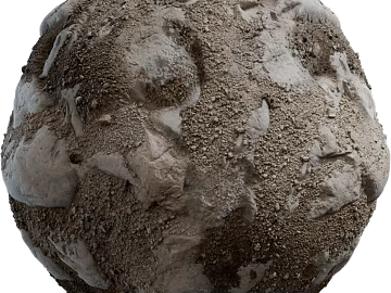 Gravel PBR texture (ID:ffach003664)