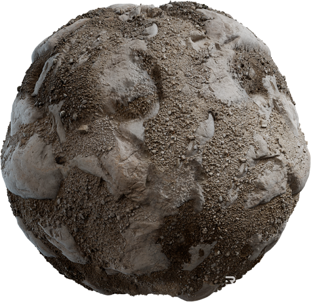 Gravel PBR texture