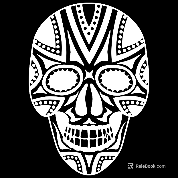 Tattoo black and white mask pattern texture pattern graphics texture