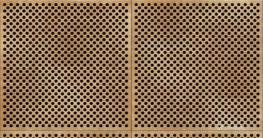 Perforated plate texture