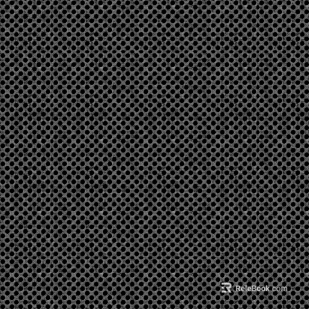 Perforated plate metal texture