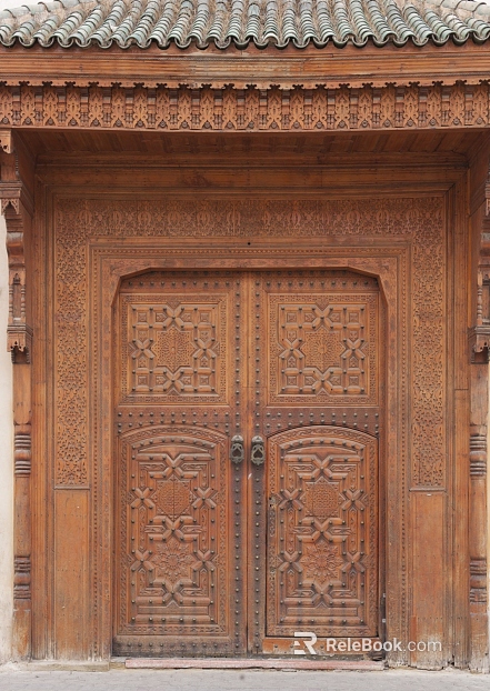 Wooden door texture
