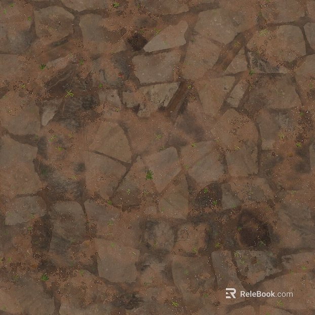 Earth yellow rubble outdoor pavement texture