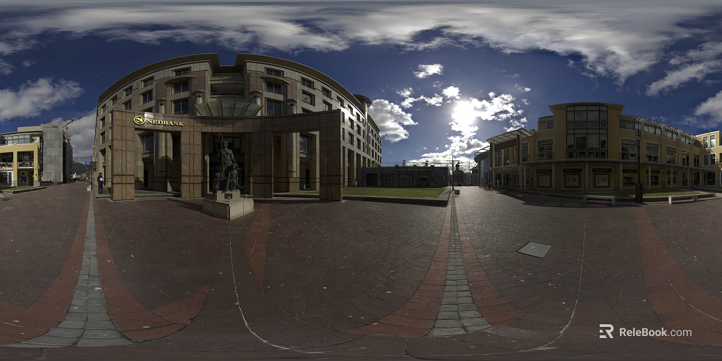 City Street Day HDR texture