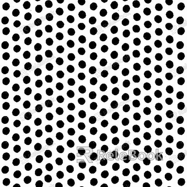 Perforated plate texture