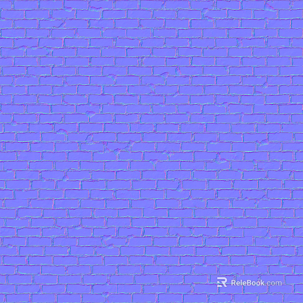Brick wall normal texture