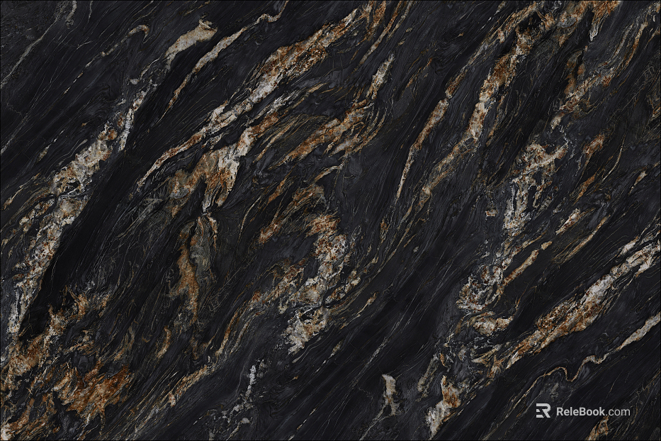 Gold-plated marble texture