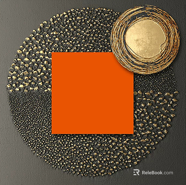 three-dimensional physical painting texture