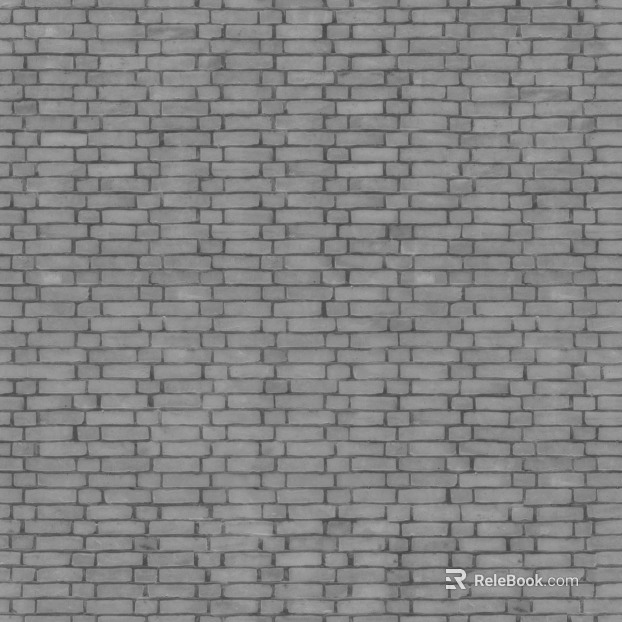 Black and white brick wall texture