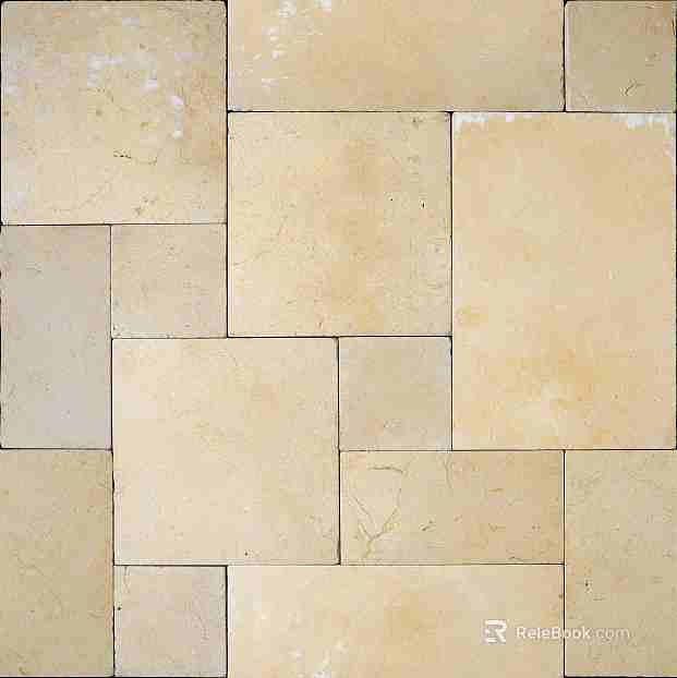 Modern Roman-style lime stone floor tiles texture