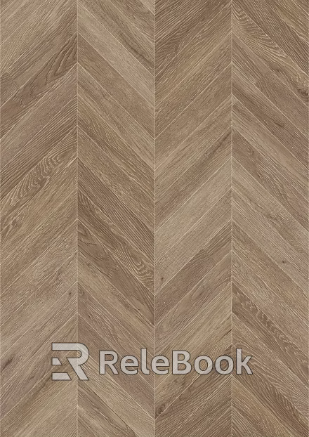 Wood floor walnut color wood grain fishbone brick texture