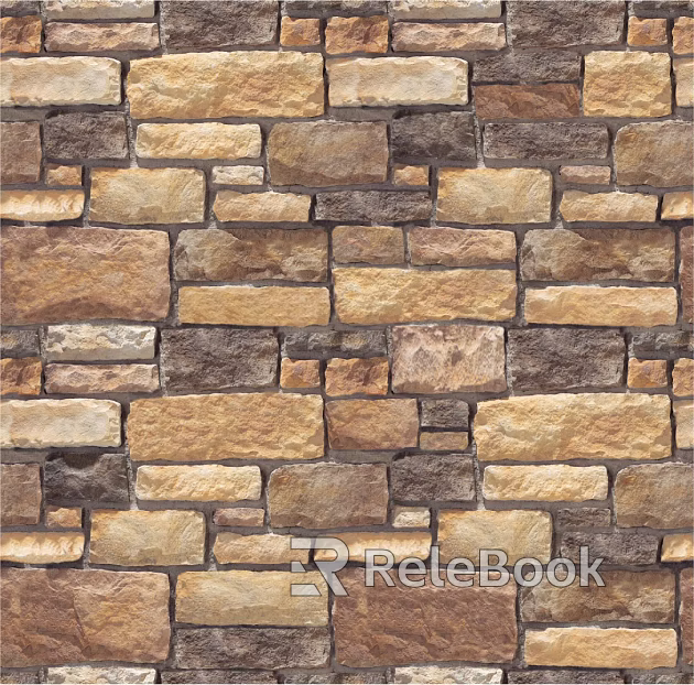 Culture stone yellow stone wall texture