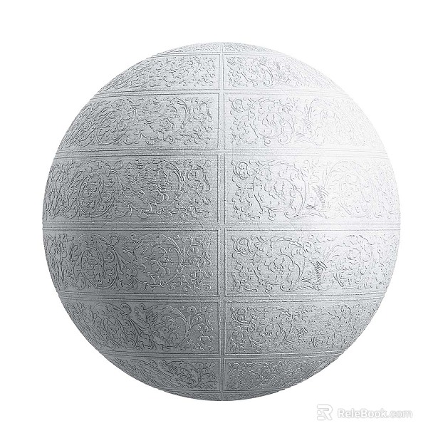 Carved PBR texture