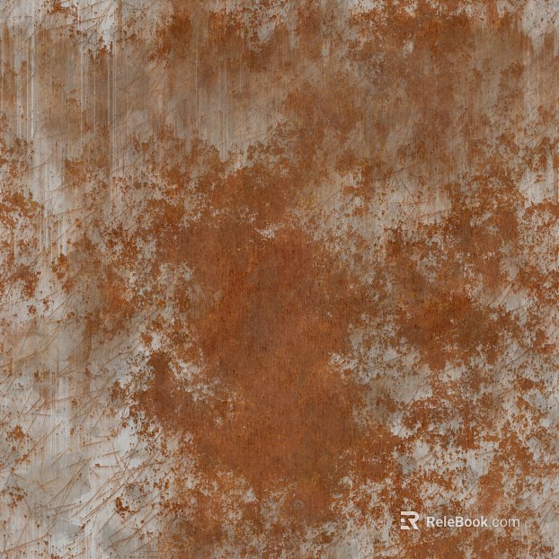Rusty metal plate texture