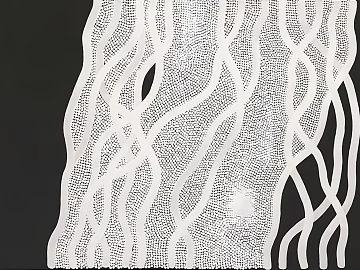 White art glass wall decoration texture (ID:ffaeh541189)