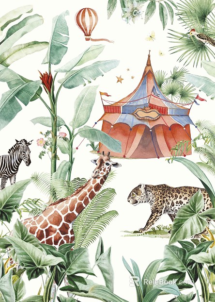 Jungle INS Wind Wallpaper texture
