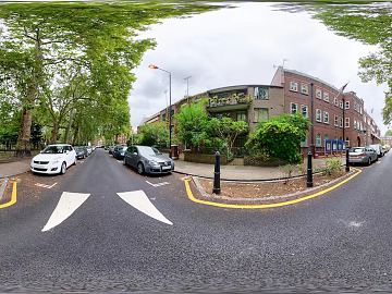 Modern American Community HDR Outdoor City Street Community texture (ID:ffach413156)