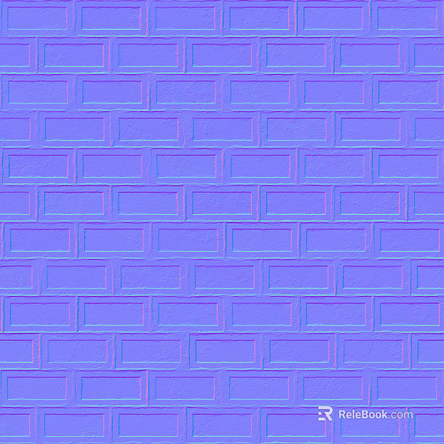 Wall Tile Normal Bump texture