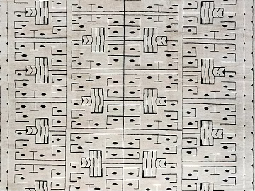 Plain pattern carpet 3d model