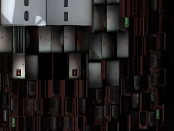 industrial wind gray red building corridor texture (ID:ffaeh768639)