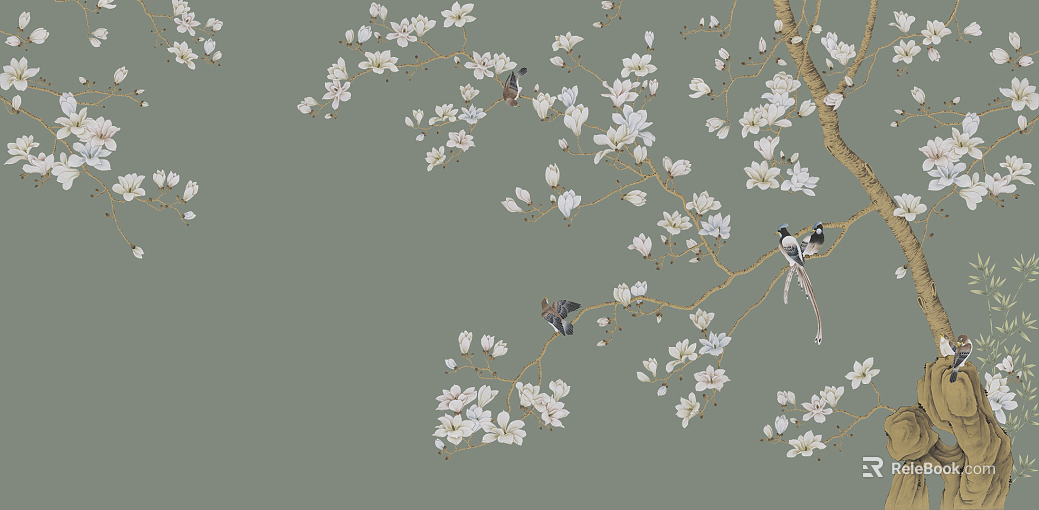 animal and plant pattern texture