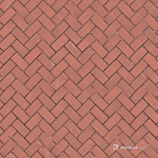 Brick pavement texture