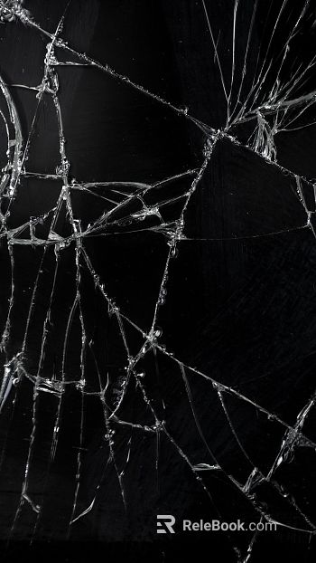 Broken glass texture