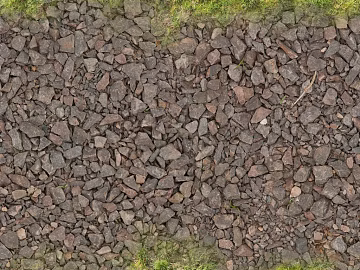Dark gray gravel outdoor ground texture (ID:ffaeh310926)