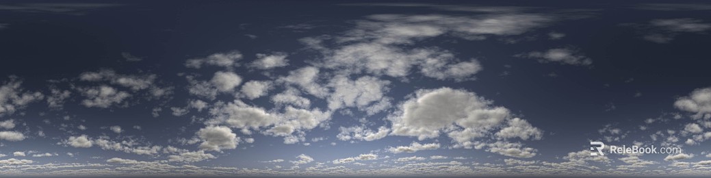 Blue Sky White Clouds Sky HDR texture