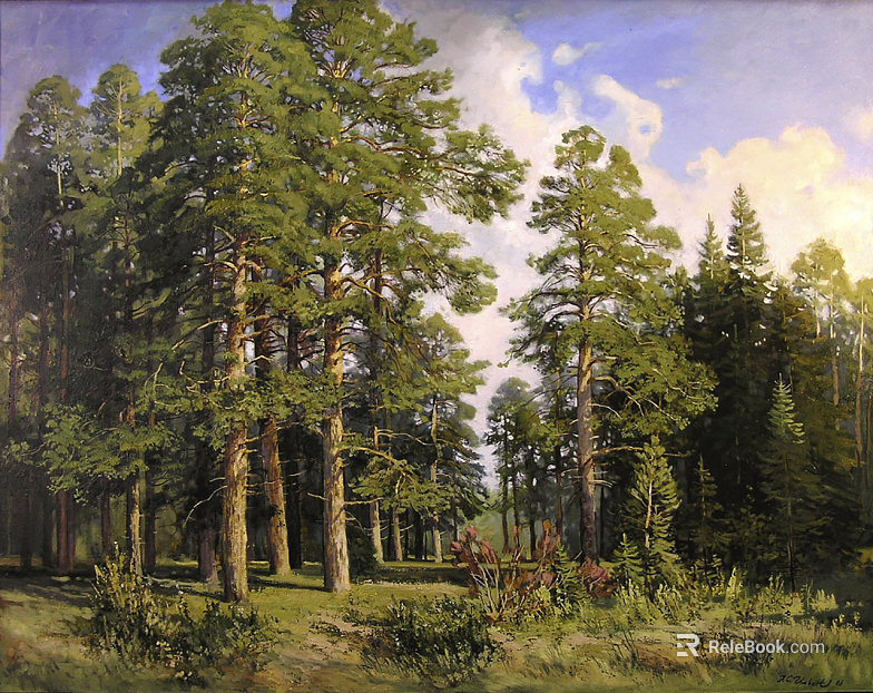 landscape painting texture