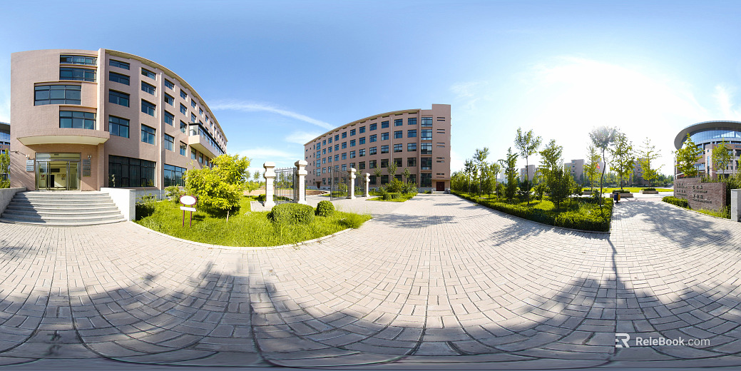 HDR City Campus Campus Panorama texture