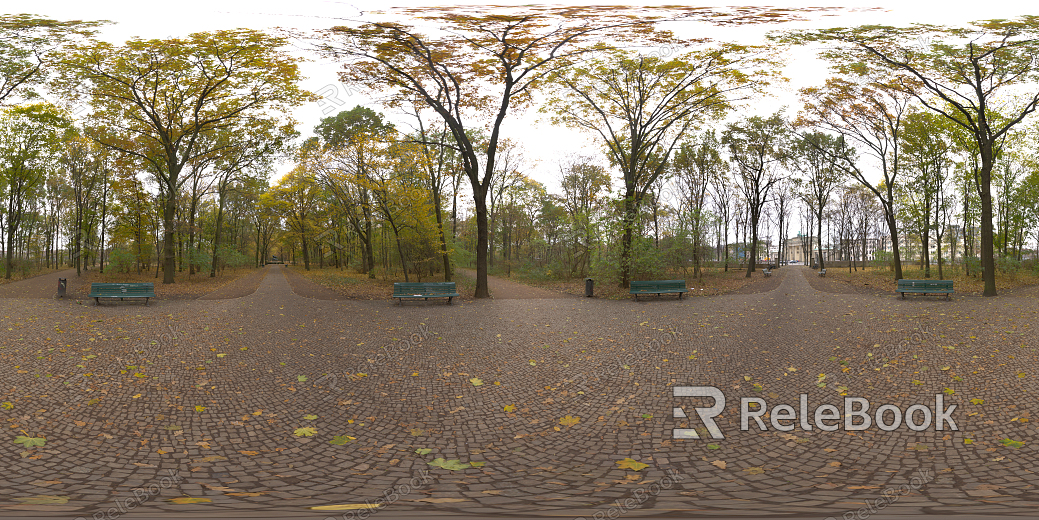 A serene park scene with lush green trees, well-manicured lawns, and a tranquil lake reflecting the clear blue sky, inviting peaceful walks and quiet contemplation. Unfortunately, the image link provided cannot be accessed directly by me. The description is based on the typical elements of a park.