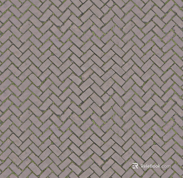 Brick pavement texture