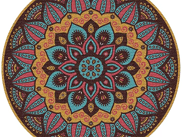 Round carpet texture (ID:ffacf9081)