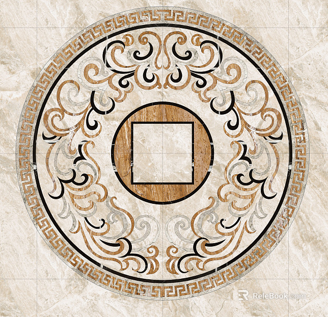 Modeling mosaic tile water knife processing series ceramic tile texture