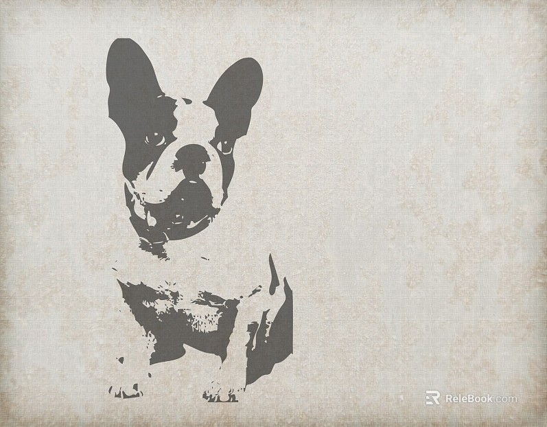 Animal painting texture