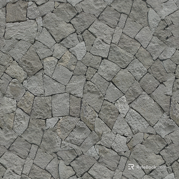 Grey Raffle Collage Outdoor Wall Stone texture