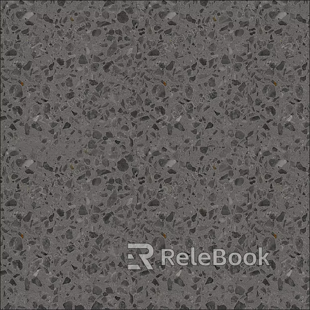 terrazzo dark gray artificial stone texture