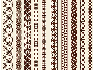 Traditional Tribal Textile Pattern Bohemian Embroidery Earth Brown texture (ID:ffaeh069632)