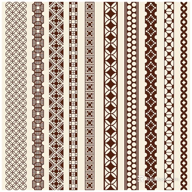 Traditional Tribal Textile Pattern Bohemian Embroidery Earth Brown texture