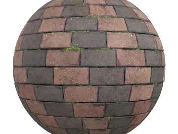 Permeable Brick PBR texture (ID:ffach908981)