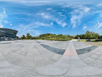 HDR City Leisure Square Panoramic View texture (ID:ffach730303)