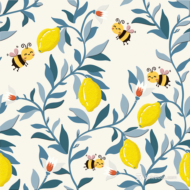 animal and plant pattern texture
