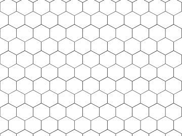 Hexagonal Brick Hexagonal Lattice Black and White texture (ID:ffaaf4937)