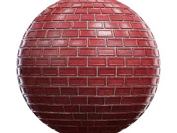 Brick wall PBR texture (ID:ffach846714)