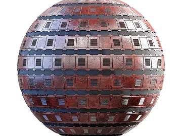 Sci-Fi Exterior Wall PBR texture (ID:ffach685794)