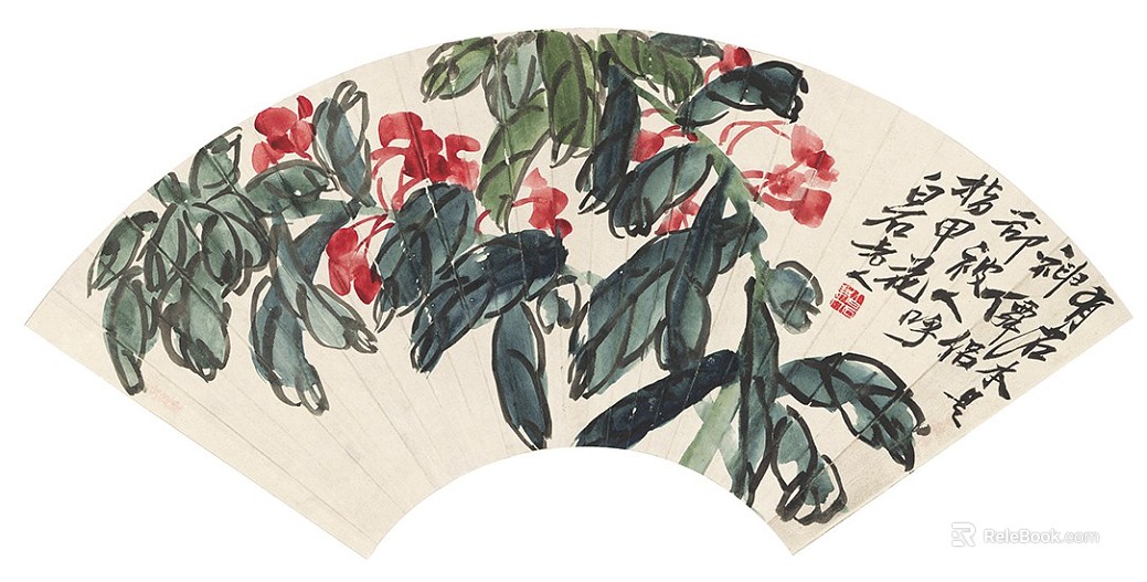 Works by Famous Chinese Calligraphers and Painters Qi Baishi Works Traditional Chinese Painting Lingnan School Traditional Chinese Painting texture