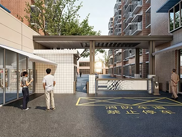 modern residential entrance asphalt pavement texture (ID:ffaeh226294)
