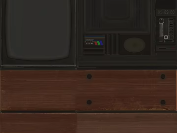Vintage dark wood grain vintage appliance panel texture (ID:ffaeh444896)