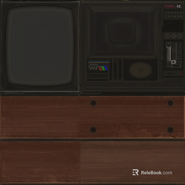 Vintage dark wood grain vintage appliance panel texture